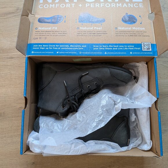 Xero Denver Leather Boot (Black) sz 9.5 Men's - Picture 5 of 6